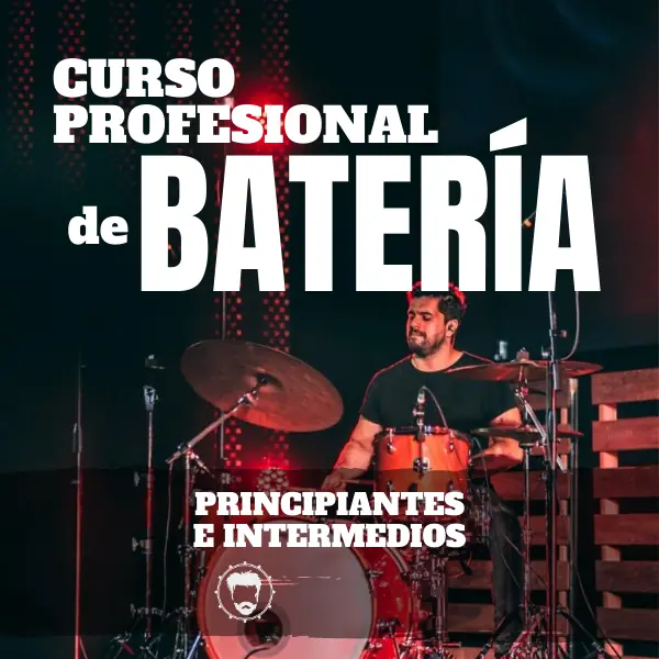 Curso de batería profesional para principiantes e intermedios