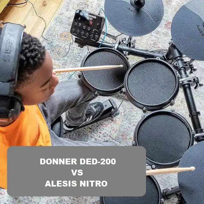 Comparativa Donner DED-200 vs Alesis Nitro Mesh kit