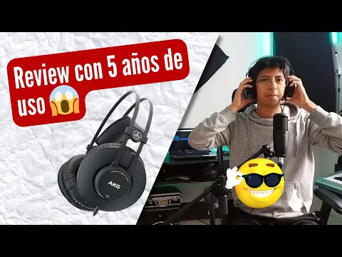 Review en Español Audifonos AKG K52 con 5 años de uso