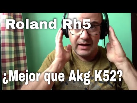 ROLAND Rh5: REVIEW ESPAÑOL. (COMPARATIVA AKG K52) (Auriculares Monitoreo)