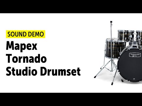 Mapex | Tornado | Studio Drum Set | Sound Demo