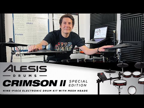!!Mi Nueva Batería!! ALESIS CRIMSON 2 Edición Especial UNBOXING/REVIEW #alesis #bateria #review