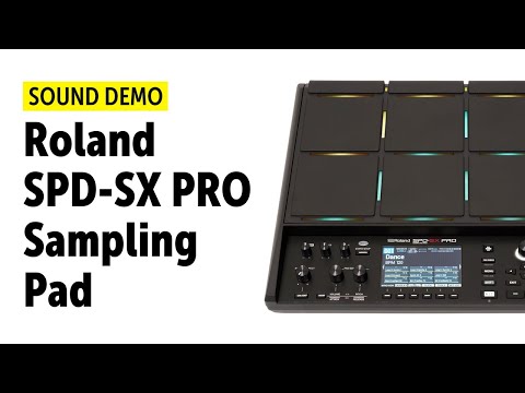 Roland | SPD-SX Pro Sampling Pad | Sound Demo (no talking)