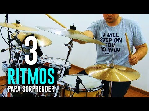 3 RITMOS de BATERIA FACILES que SORPRENDERAN a cualquiera