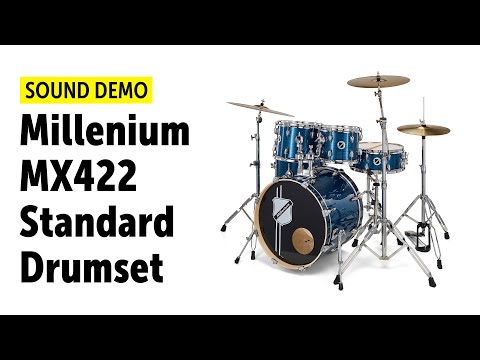 Millenium MX422 Standard Drumset - Sound Demo