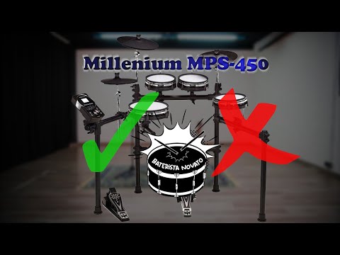 Elegir batería electrónica (2023) Pros y contras de la Millenium MPS-450