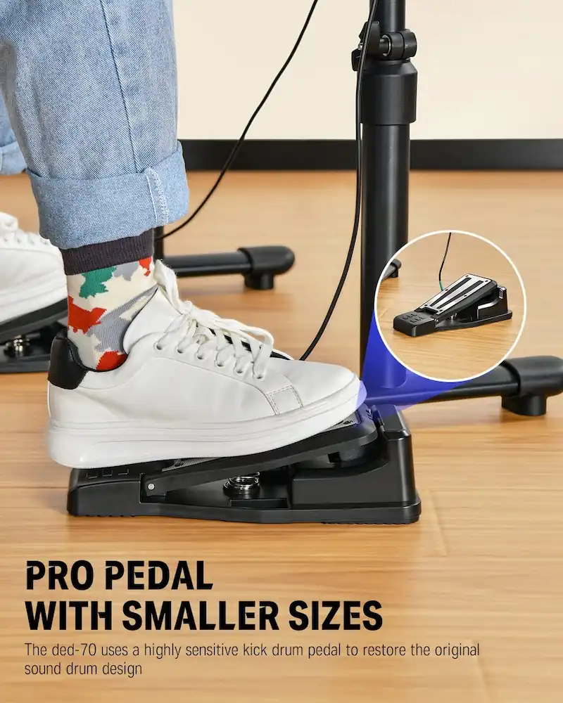 Batería Donner DED 70 pedales profesionales