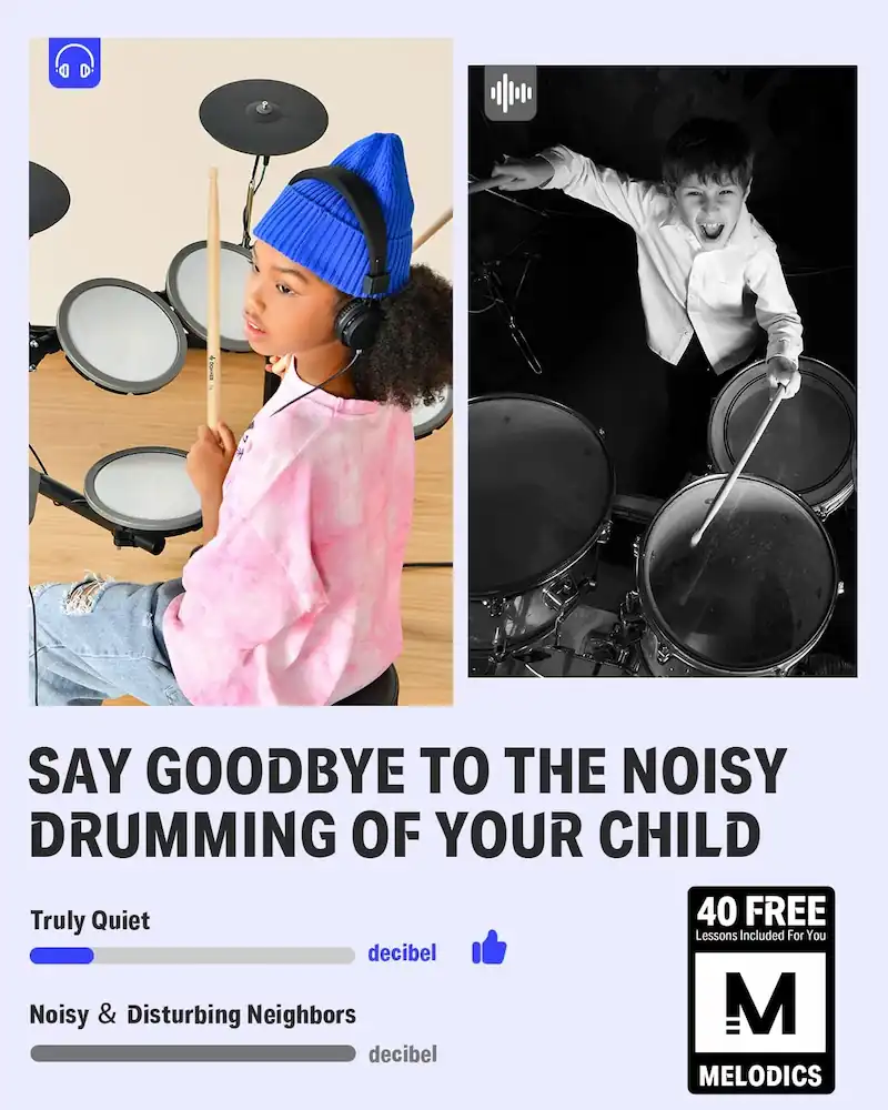 Batería Donner DED 70 silencioso