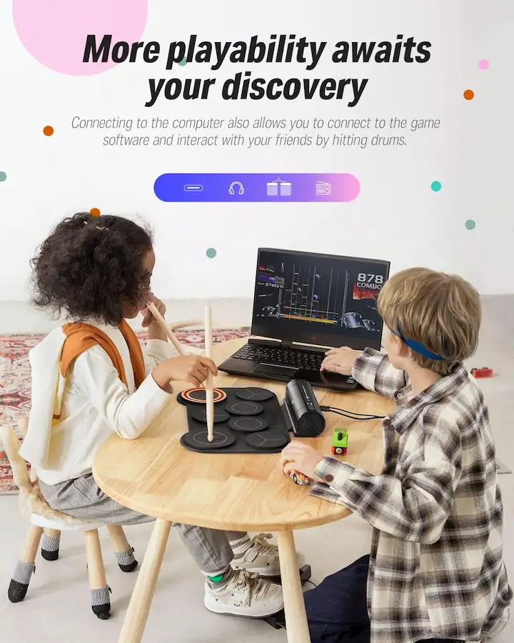 Donner DED-20 con conexión MIDI a PC