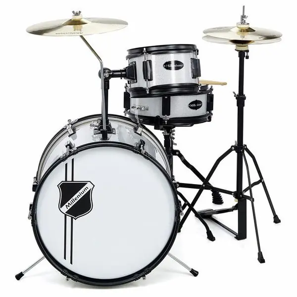 Millenium Youngster Drum Set Silver
