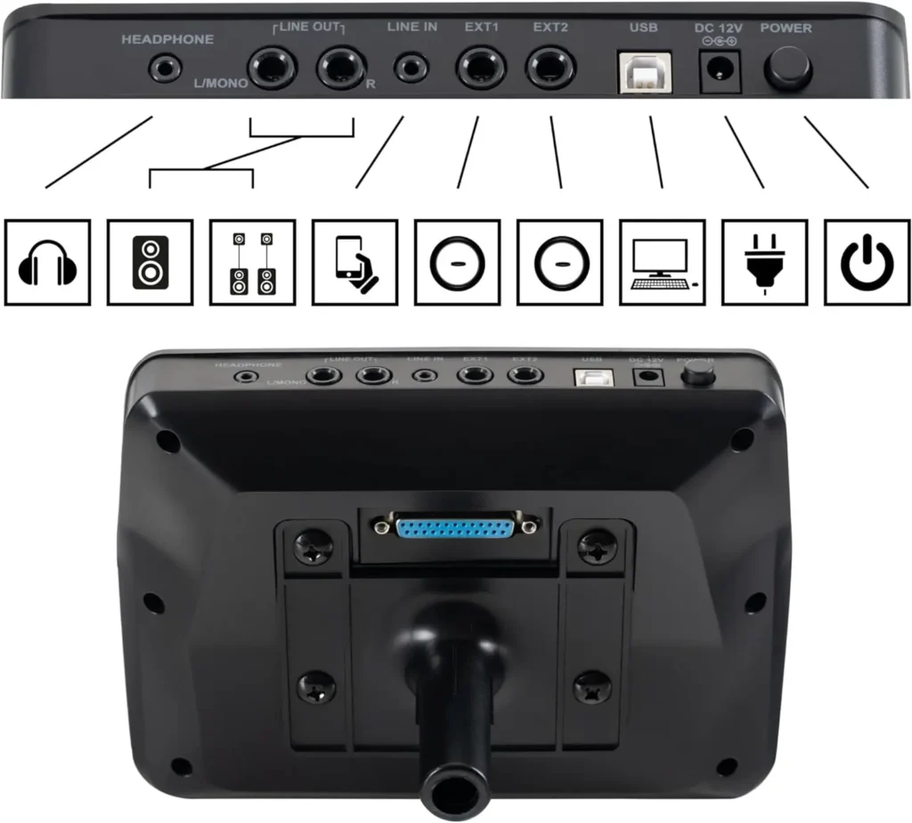 Conectores XDrum DD-650 Set de batería electrónica