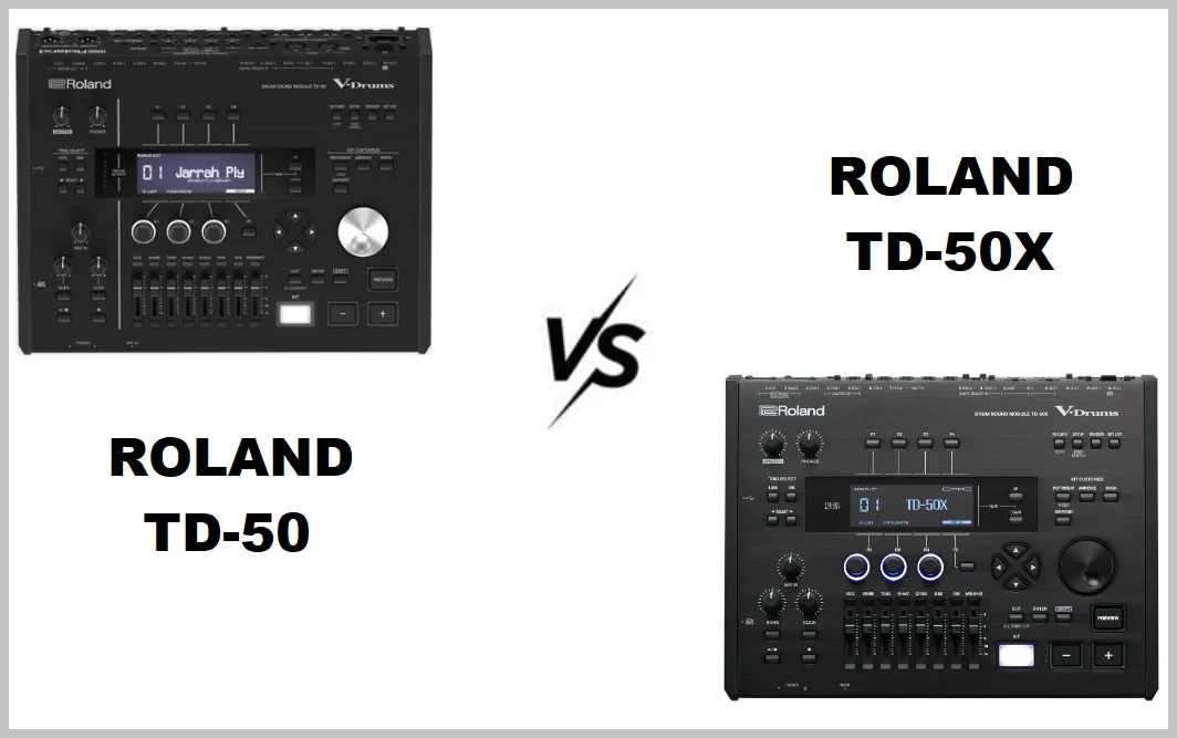 Roland TD-50 vs TD-50X